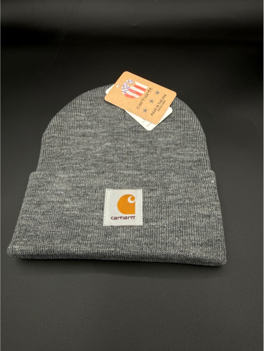 Carhartt Gray A18 Beanie + U.S. Polo 6-Pair Socks NWT